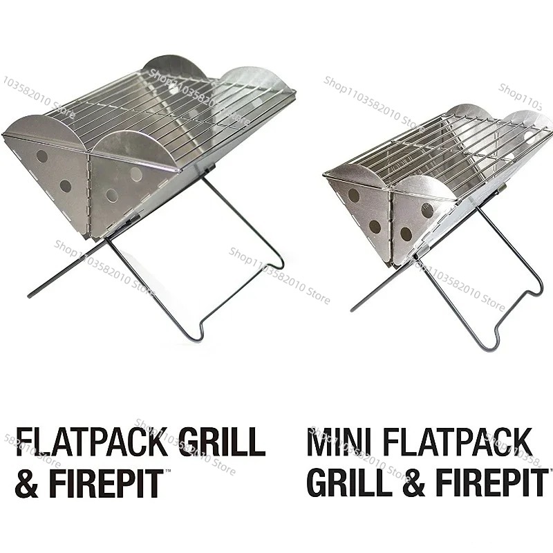 Outdoor Camping Fire Pit - شواية محمولة من الفولاذ المقاوم للصدأ