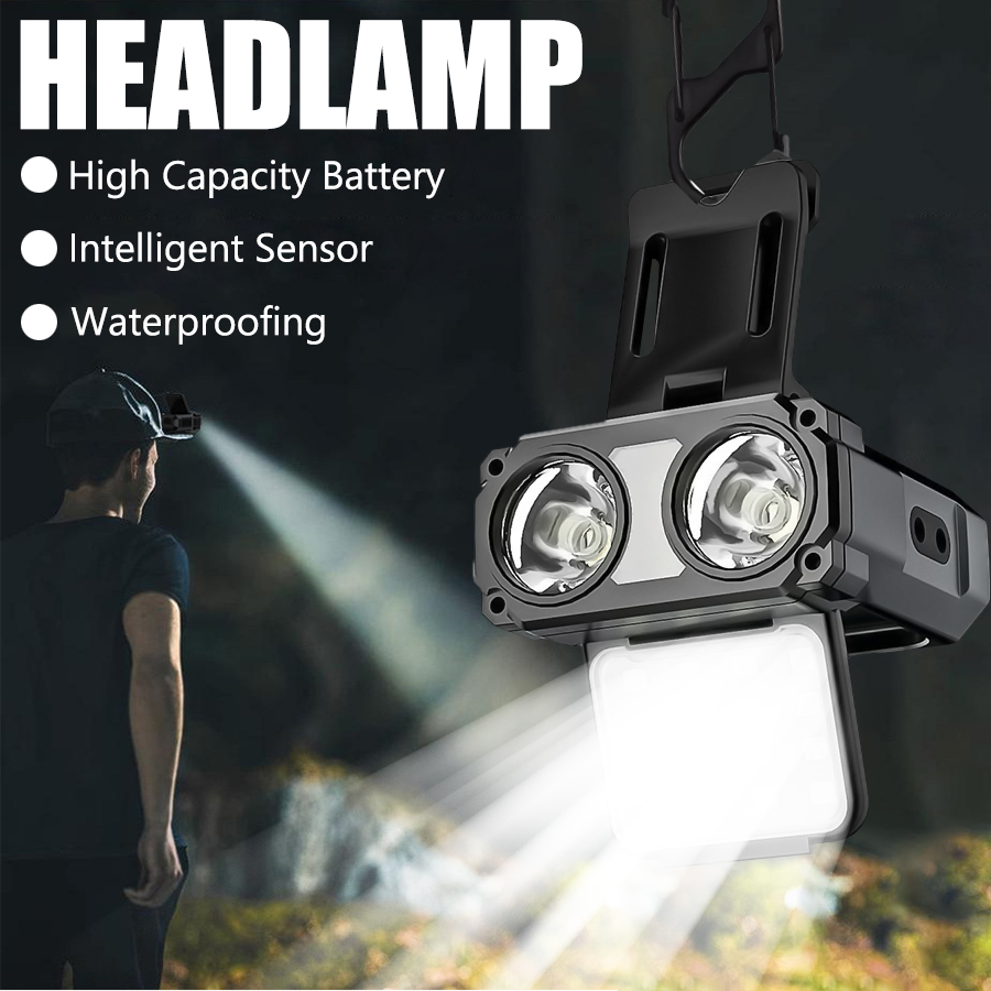 Outdoor Camping Adventure - الاستشعار COB LED كشافات غطاء كليب