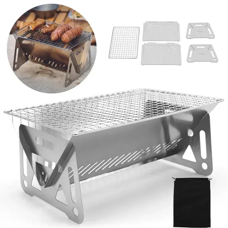 Outdoor Camping Gas Heater - شواية باربكيو محمولة قابلة للطي، مواقد