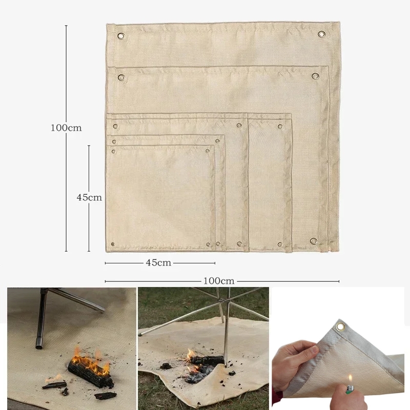 بساط مقاوم للحريق للتخييم، بطا - مراجعة Outdoor Camping Mat وسعره