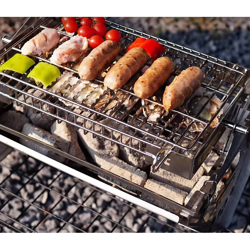 شواية نار محمولة قابلة للطي مخ - مراجعة Outdoor Camping Fire Pit وسعره