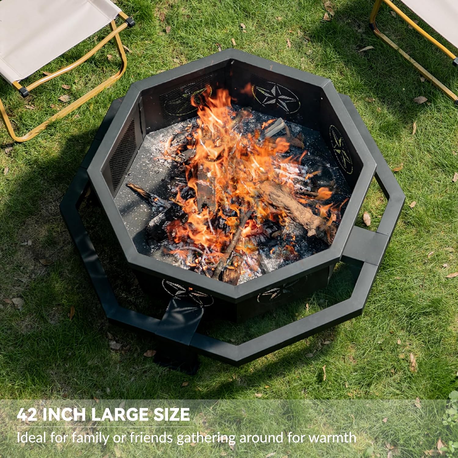 حفرة نار خارجية مع أداة إشعال  - مراجعة Outdoor Camping Fire Pit وسعره