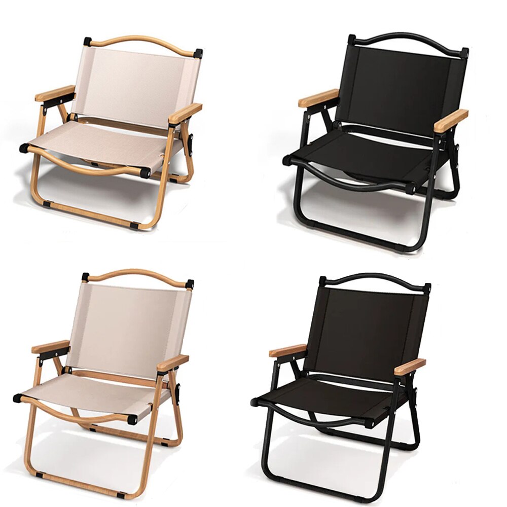 كرسي قابل للطي من خشب سبائك ال - مراجعة Outdoor Camping Recliner Chairs وسعره