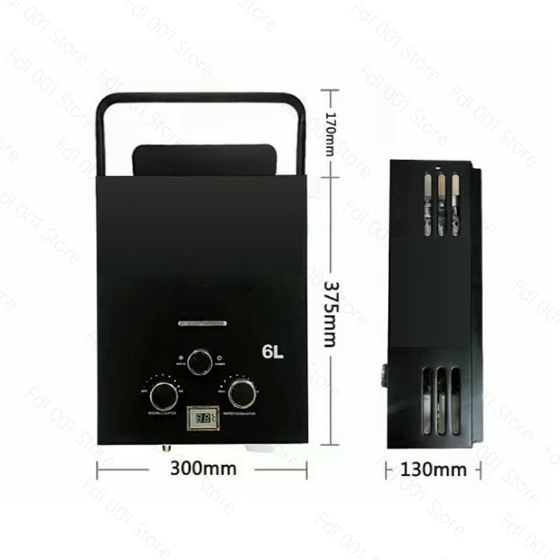 سخان مياه غاز محمول بدون خزان  - مراجعة Outdoor Camping Hot Water Heater وسعره