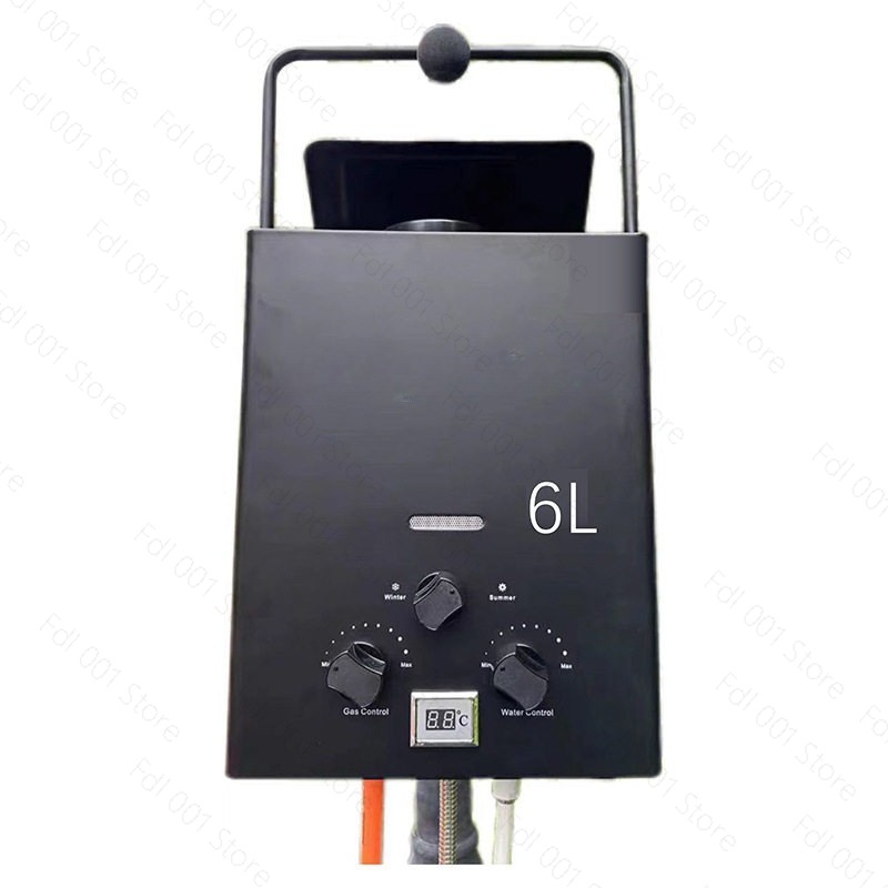 سخان مياه غاز محمول بدون خزان  - مراجعة Outdoor Camping Hot Water Heater وسعره