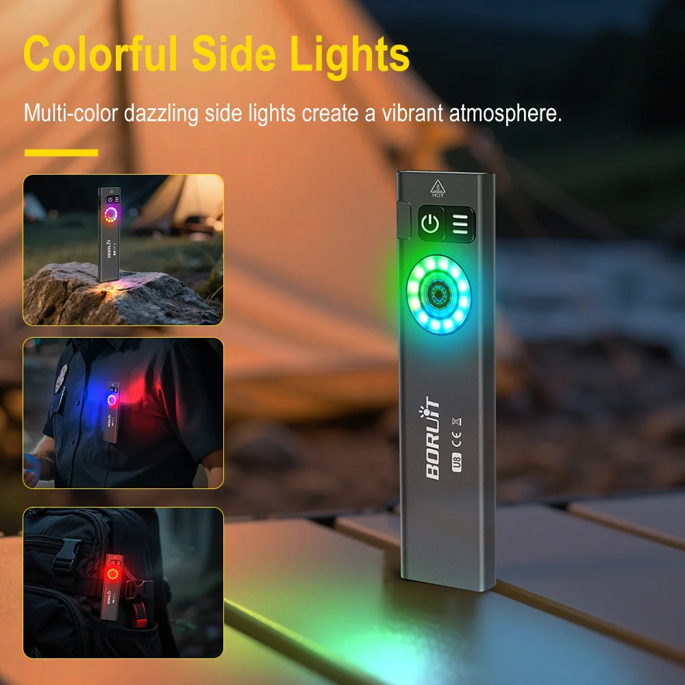 BORUiT U8 650LM EDC مصباح ليد  - مراجعة Outdoor Camping Adventure وسعره
