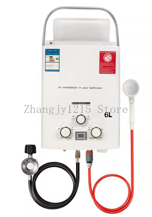 البروبان غاز البترول المسال ال - مراجعة Outdoor Camping Hot Water Heater وسعره