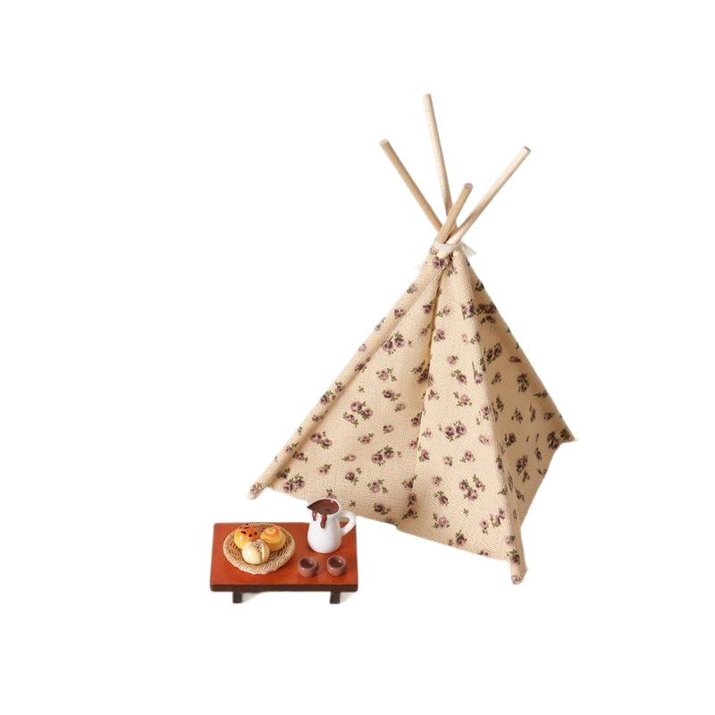 نموذج خيمة تخييم بمقياس 1:12 ل - مراجعة Outdoor Camping Decor وسعره