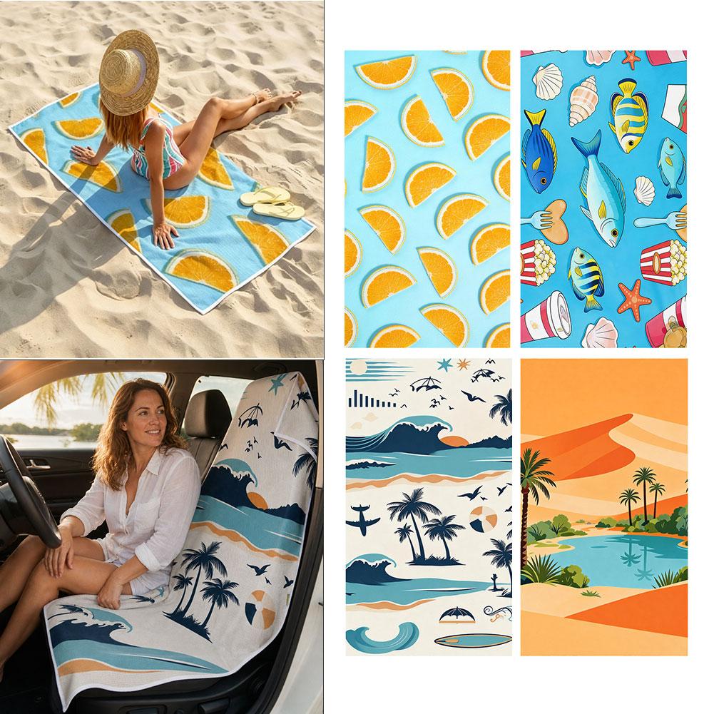 منشفة شاطئية وغطاء مقعد سيارة  - مراجعة Outdoor Camping Mat وسعره