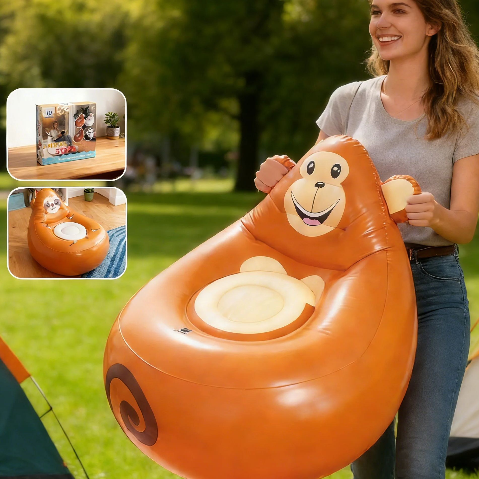 أريكة كسولة قابلة للنفخ للأطفا - مراجعة Outdoor Camping Lounge Chairs وسعره
