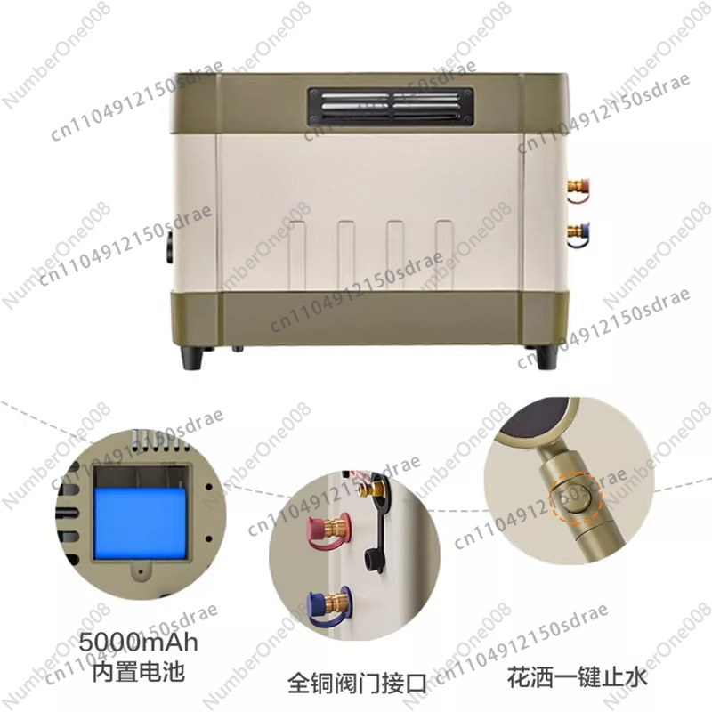 سخان مياه خارجي ثابت الحرارة،  - مراجعة Outdoor Camping Hot Water Heater وسعره