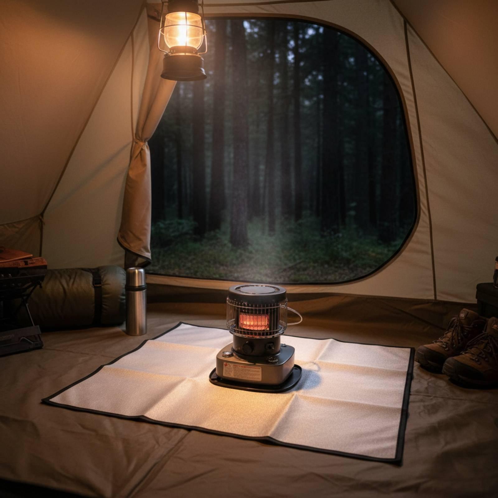 حصيرة حماية من الحرارة خفيفة ا - مراجعة Outdoor Camping Kitchen Setup وسعره