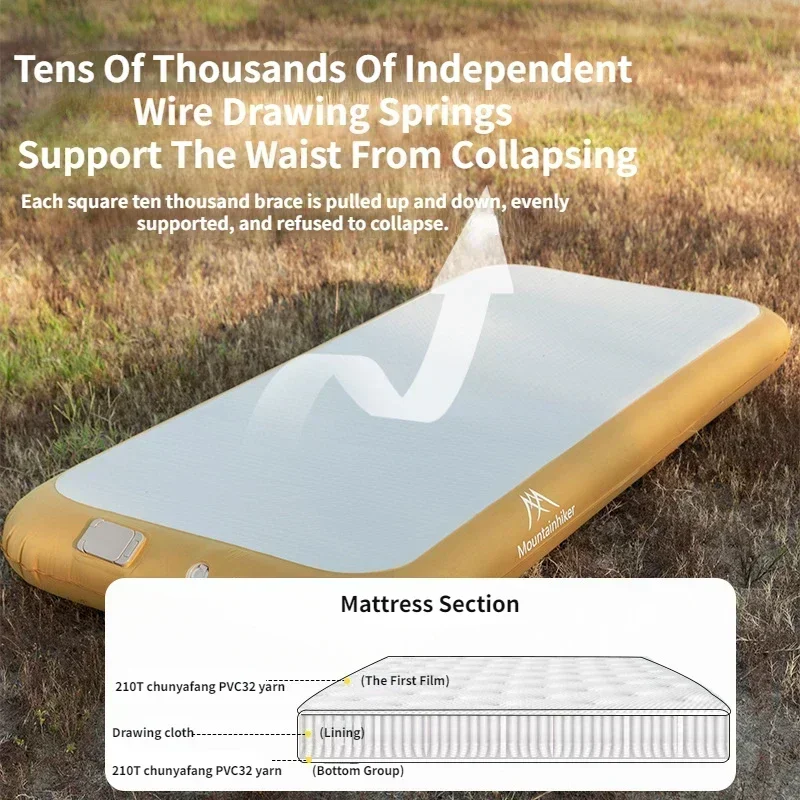 فراش هوائي أوتوماتيكي للشخصين  - مراجعة Outdoor Camping Mat وسعره