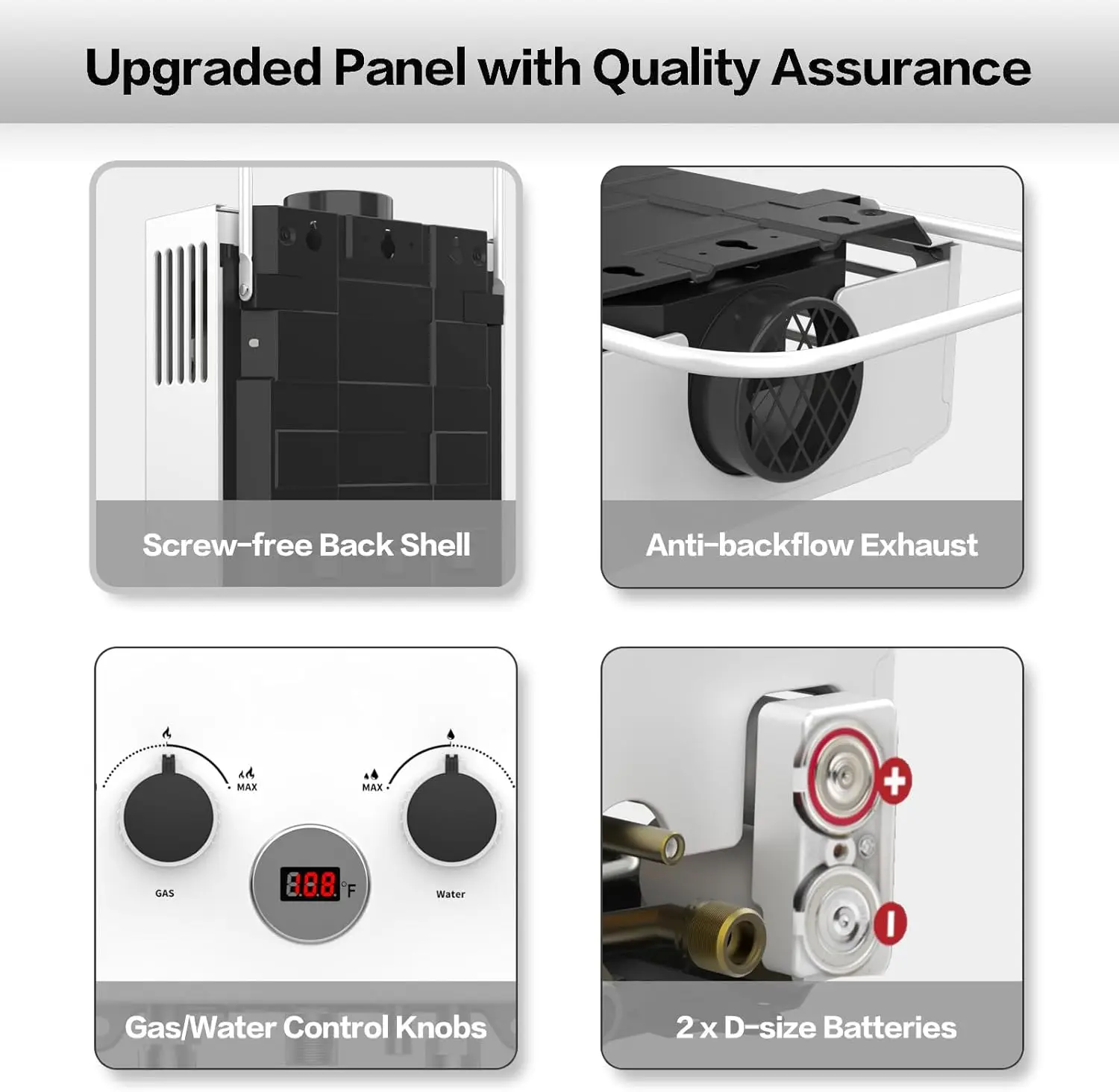 سخان مياه فوري يعمل بالبروبان  - مراجعة Outdoor Camping Hot Water Heater وسعره