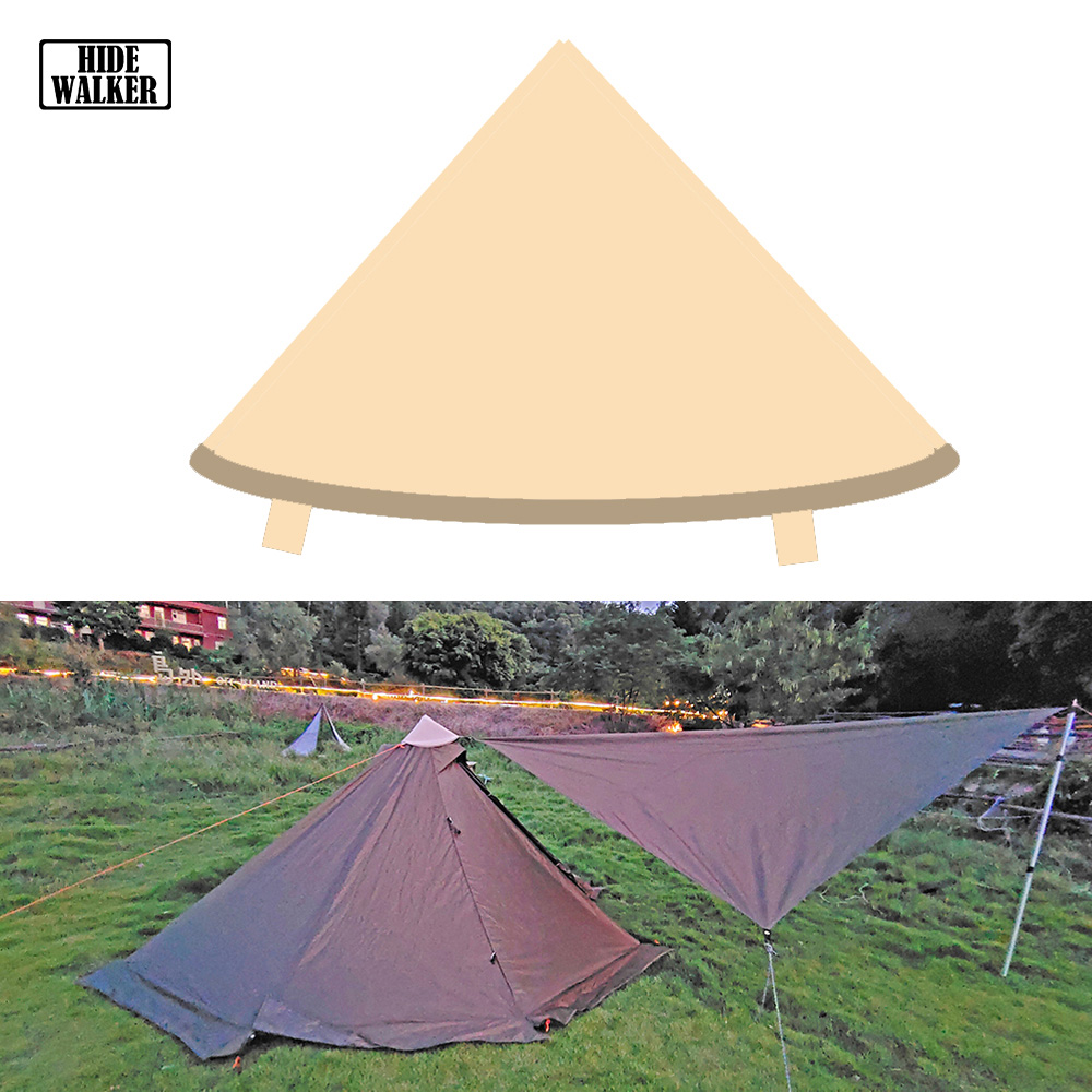 موصل الخيمة لخيمة القماش القنب - مراجعة Outdoor Camping Tarp وسعره