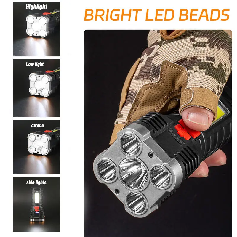 5 مصابيح LED عالية الطاقة مصاب - مراجعة Outdoor Camping Adventure وسعره