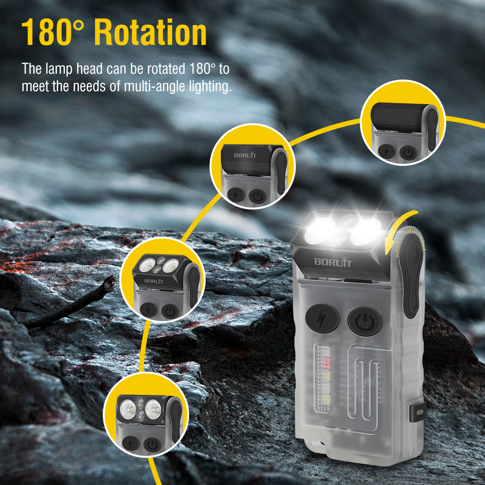 BORUiT V20 مصباح يدوي LED مع ص - مراجعة Outdoor Camping Adventure وسعره