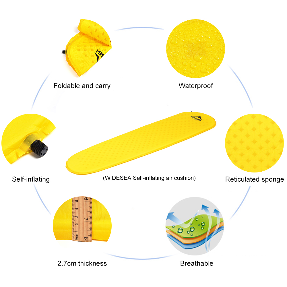 وسادة نوم قابلة للنفخ ذاتيًا م - مراجعة Outdoor Camping Mat وسعره