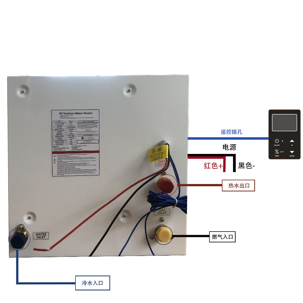سخان مياه محمول للمركبات الترف - مراجعة Outdoor Camping Hot Water Heater وسعره