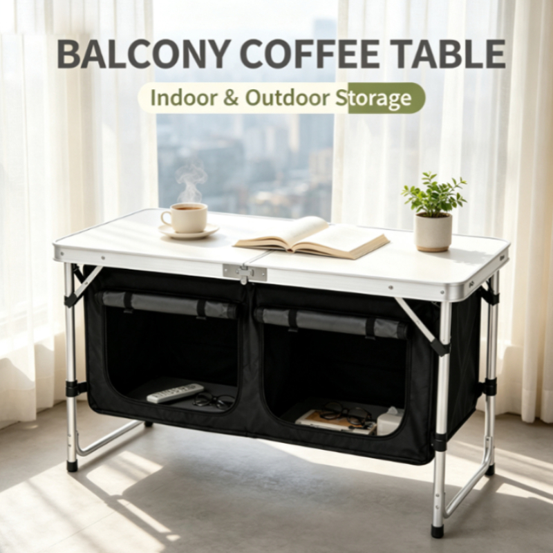 طاولة تخييم قابلة للطي من الأل - مراجعة Outdoor Camping Kitchen Setup وسعره