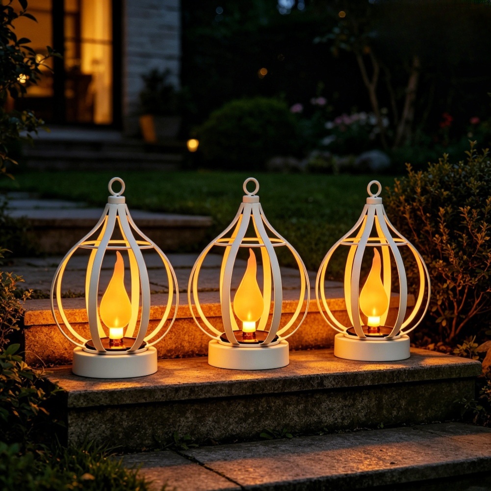 فانوس شمسي خارجي مقاوم للماء ب - مراجعة Outdoor Camping Decor وسعره