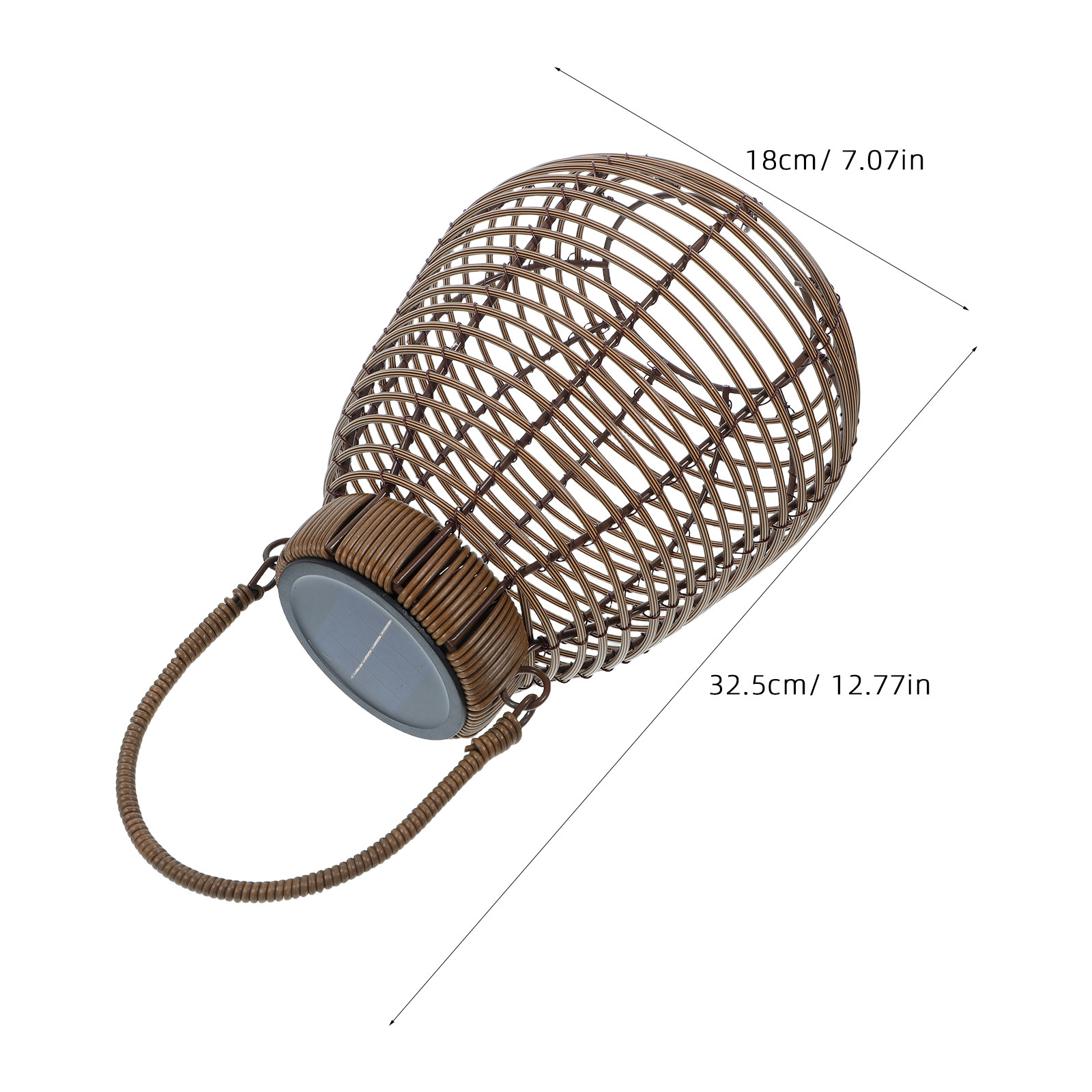فانوس شمسي من الروطان للاستخدا - مراجعة Outdoor Camping Decor وسعره