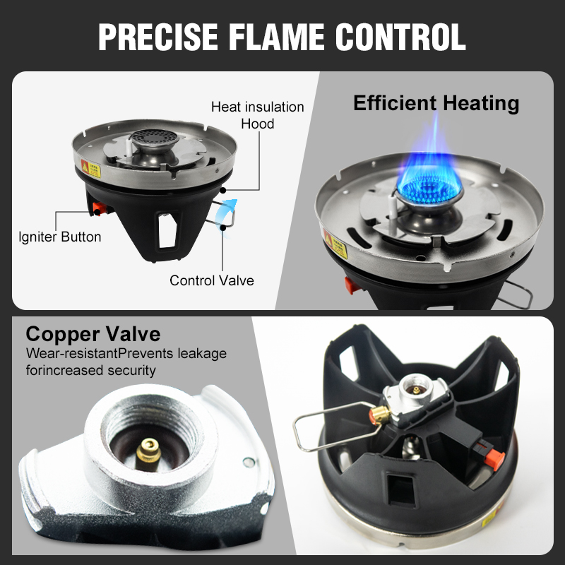 WESTTUNE نظام الطبخ في الهواء  - مراجعة Outdoor Camping Gas Heater وسعره