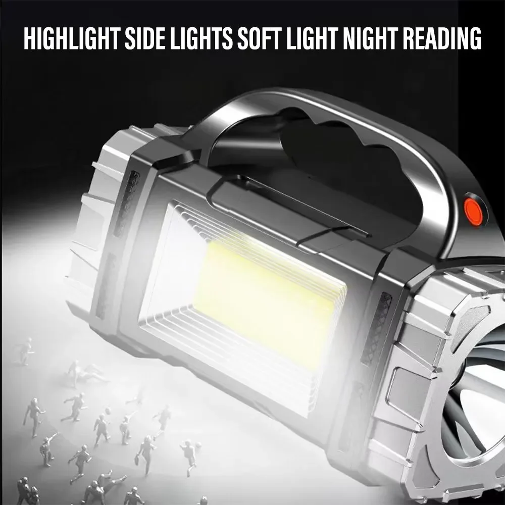 مصباح يدوي LED شمسي عالي الطاق - مراجعة Outdoor Camping Adventure وسعره