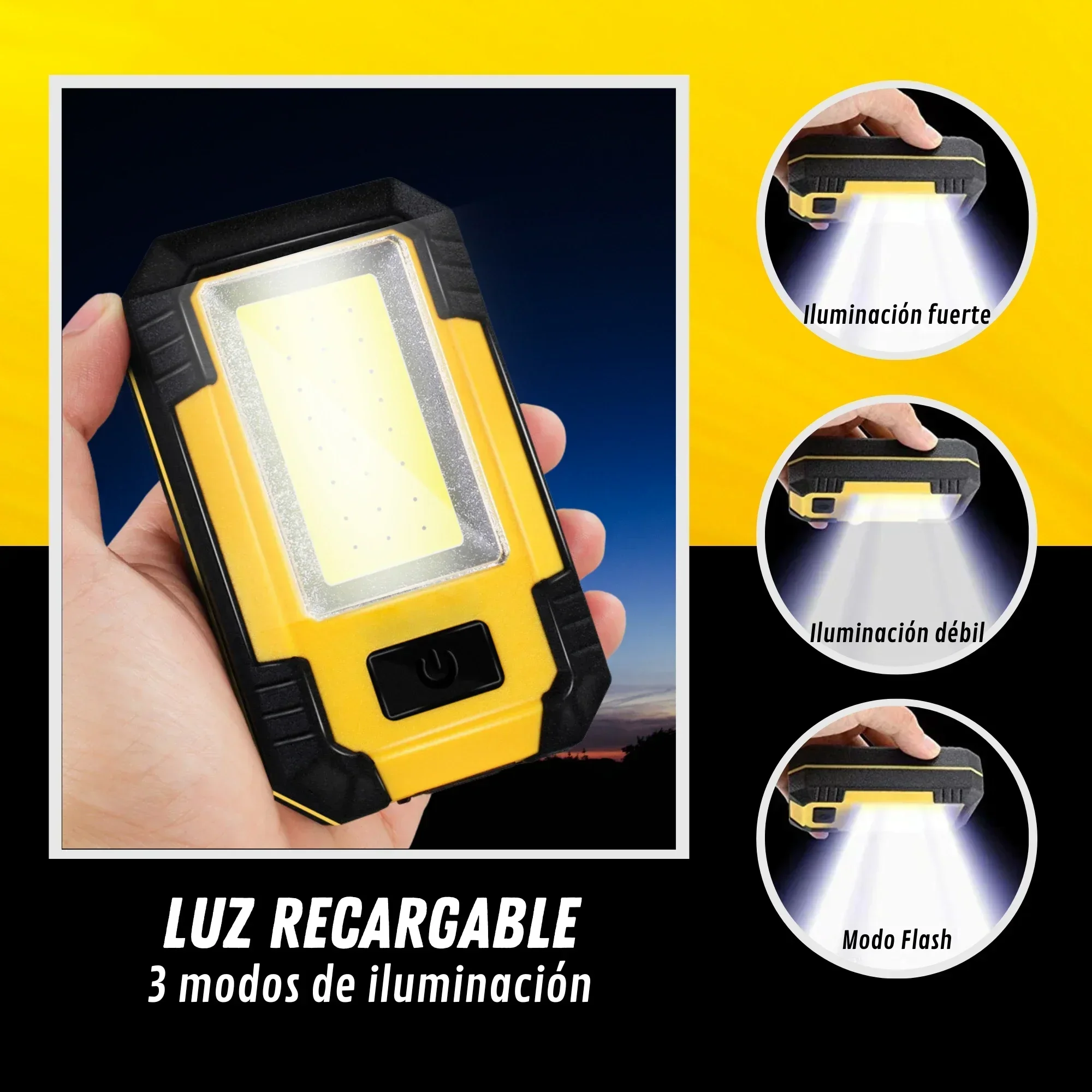 المحمولة 4000MAH قابلة للشحن ض - مراجعة Outdoor Camping Decor وسعره