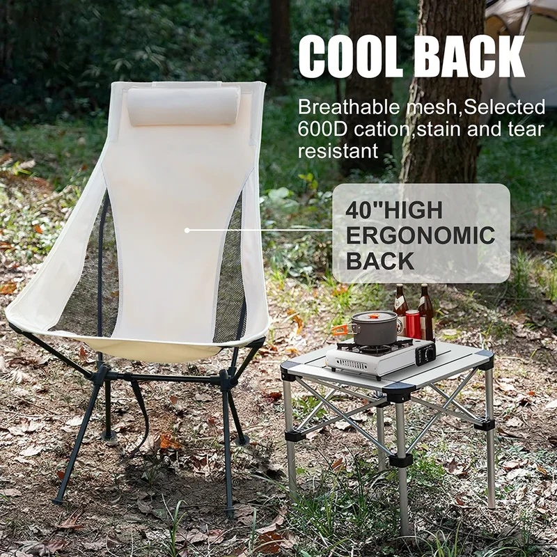 كرسي تخييم خفيف الوزن مصنوع من - مراجعة Outdoor Camping Recliner Chairs وسعره