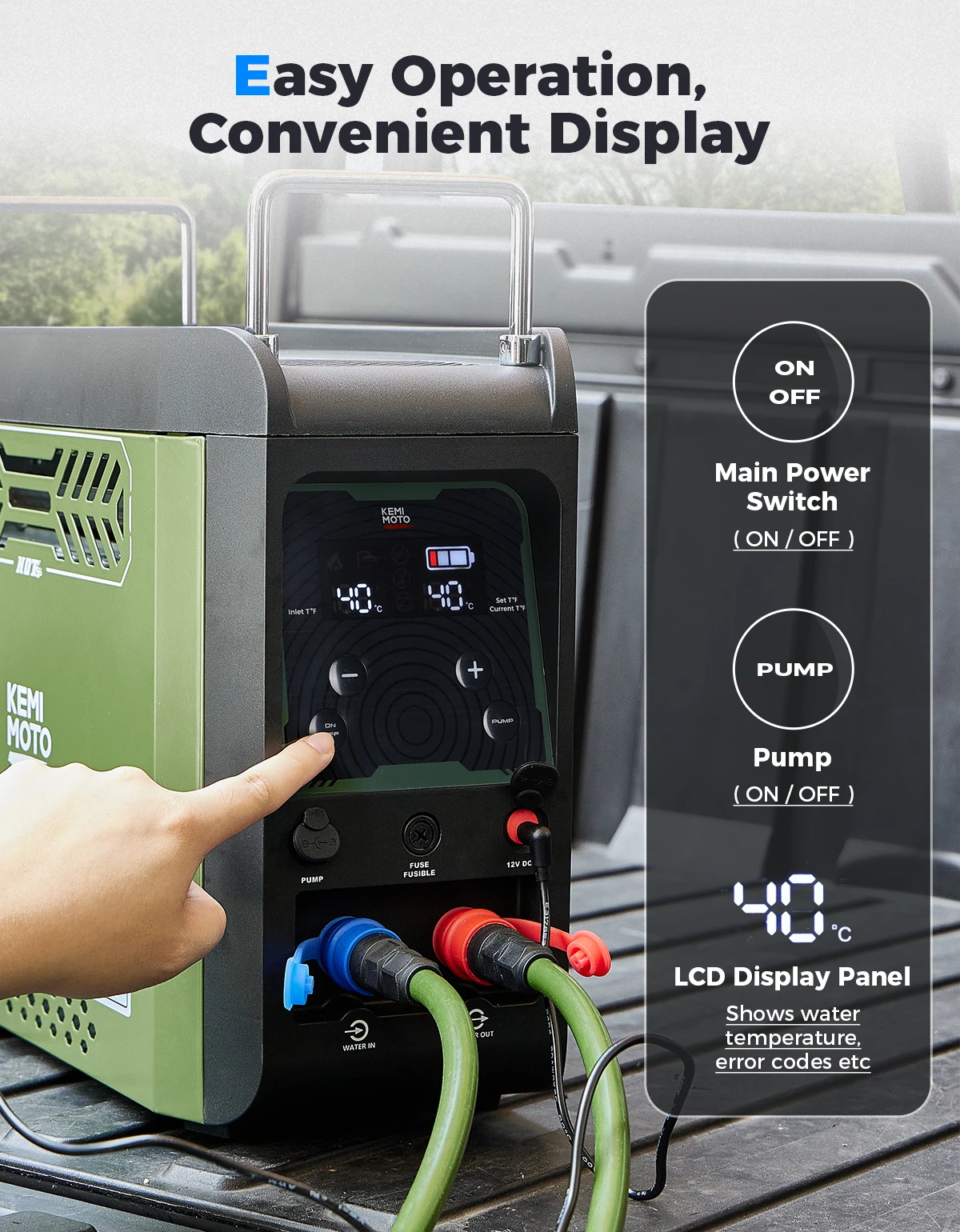 سخان مياه محمول للتخييم في اله - مراجعة Outdoor Camping Hot Water Heater وسعره