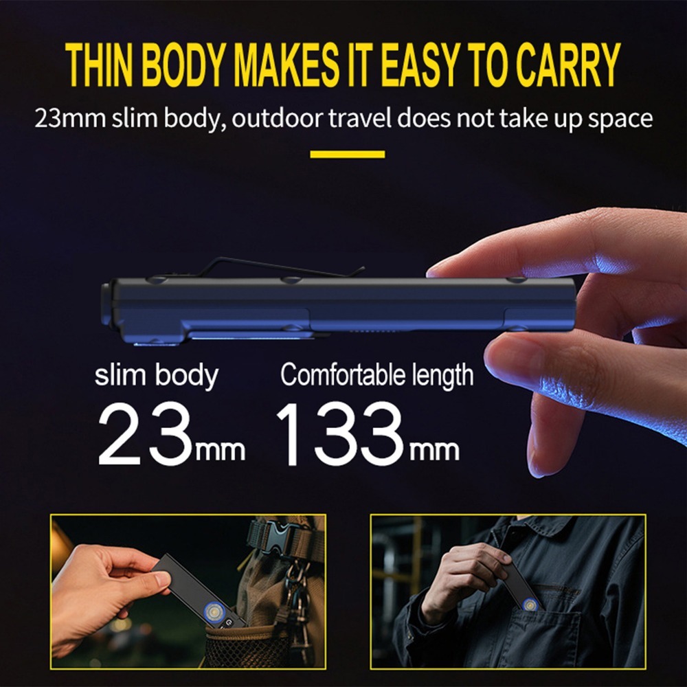 مصباح يدوي LED فائق النحافة قا - مراجعة Outdoor Camping Adventure وسعره