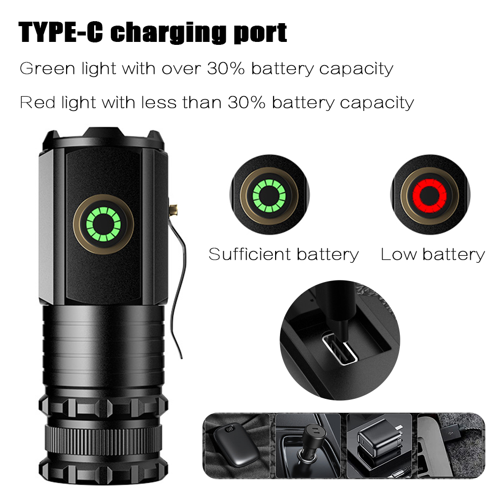 مصباح يدوي LED صغير محمول وقوي - مراجعة Outdoor Camping Adventure وسعره