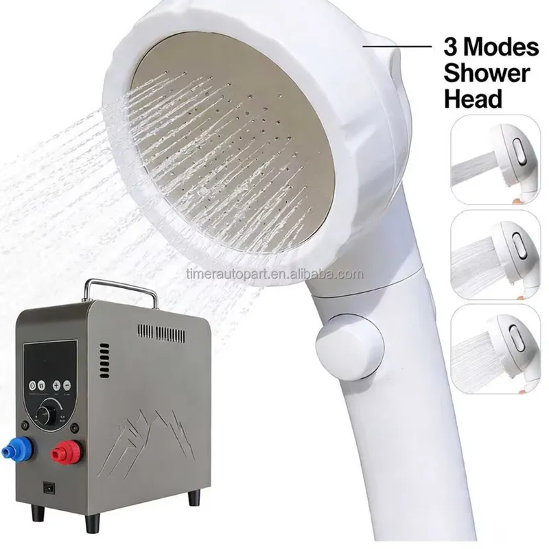 سخان مياه محمول للاستخدام في ا - مراجعة Outdoor Camping Hot Water Heater وسعره