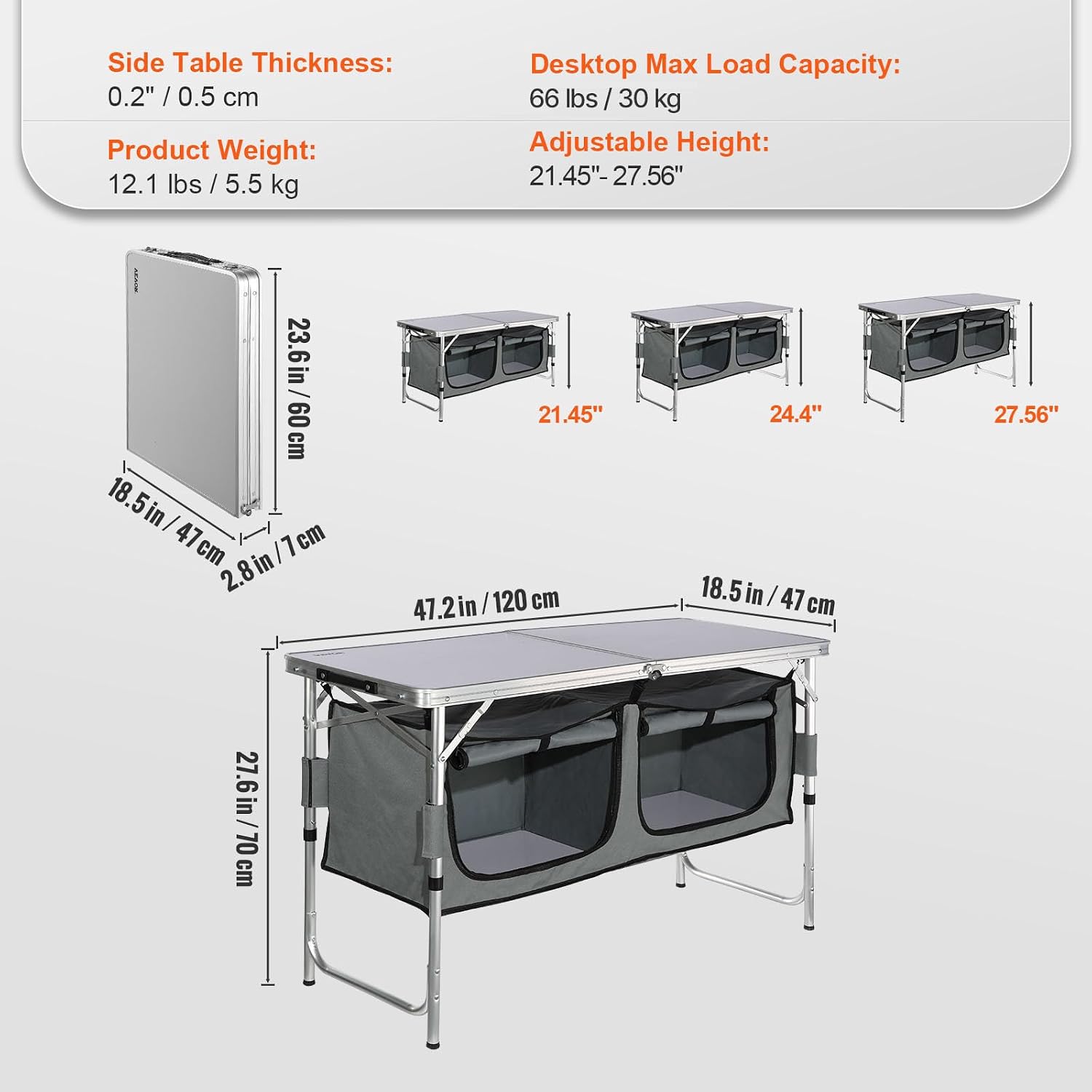محطة مطبخ للتخييم، طاولة طهي خ - مراجعة Outdoor Camping Kitchen Setup وسعره